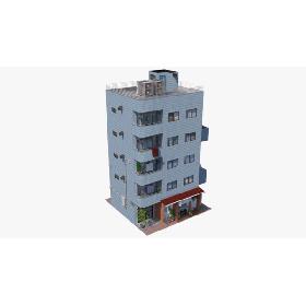 Japan Blue- Building 3D model